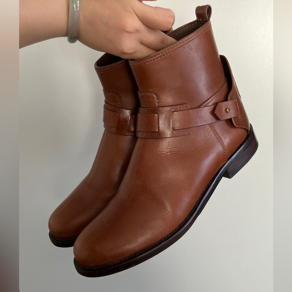 Tory burch colton flat ankle booties